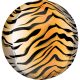 Tiger striped balloon foil balloon 40 cm