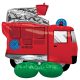 Fire Truck Airloonz giant foil balloon 106 cm