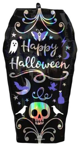 Halloween Coffin, Coffin foil balloon 68 cm