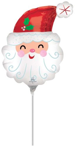 Santa Claus mini foil balloon