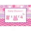 Baby Girl Shower Invitation Set of 8