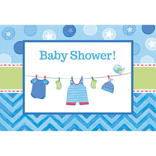 Baby Boy Shower invitation card 8 pieces