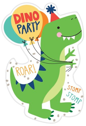 Dinosaur Party Invitation Card