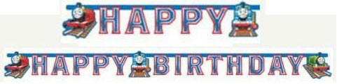 Thomas and Friends Happy Birthday Banner 180 cm