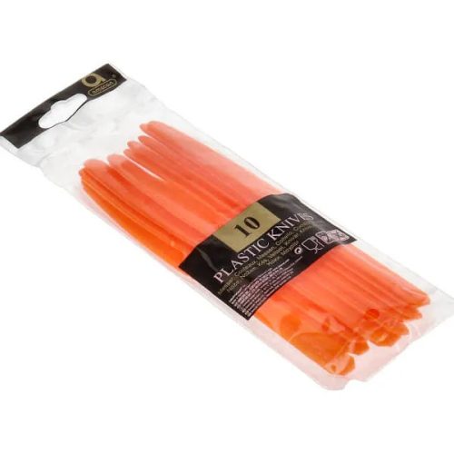 Plastic Knives Orange Peel (10 pieces)