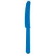 Colour Bright Royal Blue Cutlery, knife - set of 10