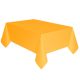 Colour Sunshine Yellow, Yellow Paper Tablecloth 137x274 cm