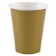 gold paper cup 8 pcs 250 ml
