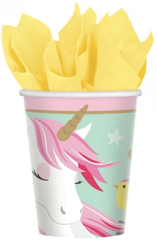 Unicorn Magical paper cup 8 pcs 250 ml