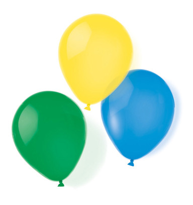 Colour metallic air-balloon, balloon 8 pcs 10 inch (25,4cm)