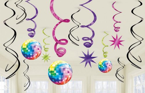 Disco Fever Strip Decoration (12 pieces)