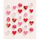 Happy Valentine's Day hanging decoration set of 5