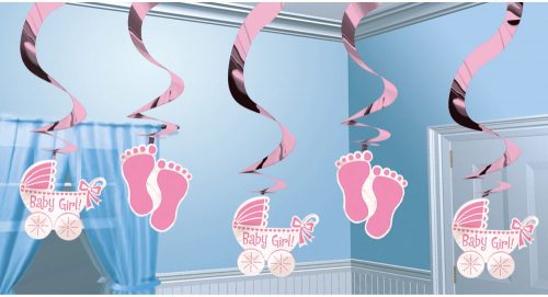 Baby Girl Ribbon Decoration Set (5 pieces)