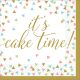 Confetti Cake Time napkin 36 pcs 33x33 cm