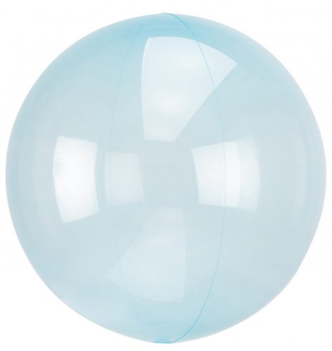 translucent Crystal Ball blue foil balloon 45 cm