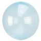 translucent Crystal Ball blue foil balloon 45 cm