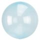 Colour Transparent Crystal Ball Blue Foil Balloon 45 cm