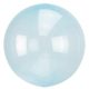 translucent Crystal Ball blue foil balloon 45 cm