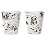   The Nightmare Before Christmas Black paper cup set of 8, 250 ml