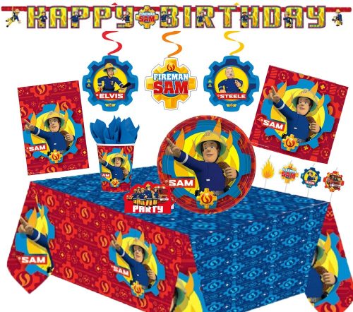 Fireman Sam Party set 64 pieces