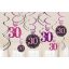 Happy Birthday Pink Happy Birthday 30 Ribbon Decoration 12 Piece Set