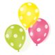 Colour Dots Polka Dot Balloon, 6 Pack 9 inch (22.8 cm)