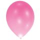 Illuminating LED pink air-balloon, balloon 5 pcs 11 inch (27,5 cm)