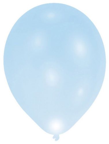 LED Balloon (5 pieces, 27,5 cm) Blue