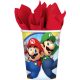 Super Mario Mushroom World paper cup 8 pcs 250 ml