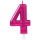 Number Pink Pink Number Candle - 4