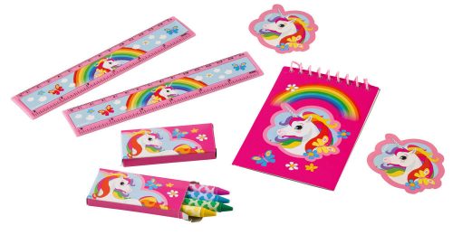Unicorn Pink stationery set (20 pcs)