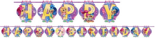 Shimmer and Shine Magic Happy Birthday Banner 200 cm