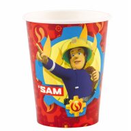 Fireman Sam Red paper cup 8-piece 250 ml