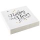 Happy New Year Golden Wishes napkin 20 pcs 33x33 cm