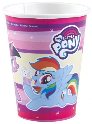My Little Pony Rainbow Sparkle paper cup 8 pcs 250 ml