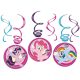 My Little Pony Rainbow Sparkle ribbon decoration 6 pieces set