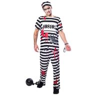 Halloween Zombie Convict Adult Costume L