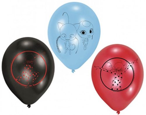 Miraculous Ladybug City air-balloon, balloon 6 pcs 9 inch (22,8 cm)