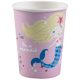 Mermaid Shellebrate paper cup 8 pcs 250 ml