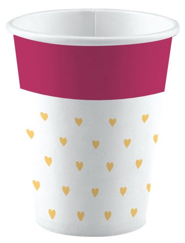 Love Everyday paper cup 8 pcs 250 ml