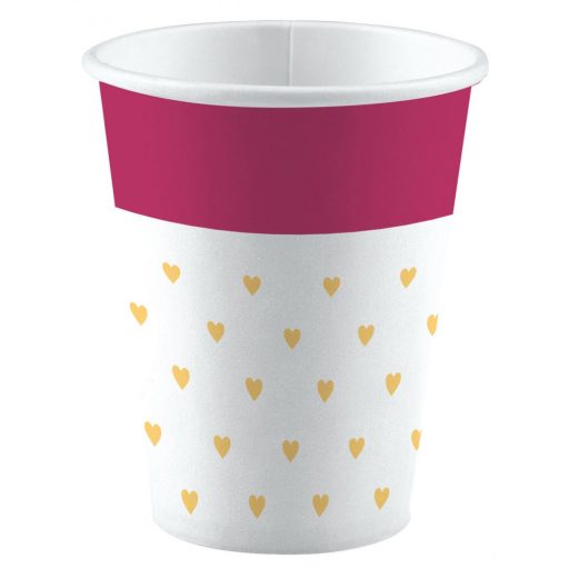 Love Everyday paper cup 8 pcs 250 ml