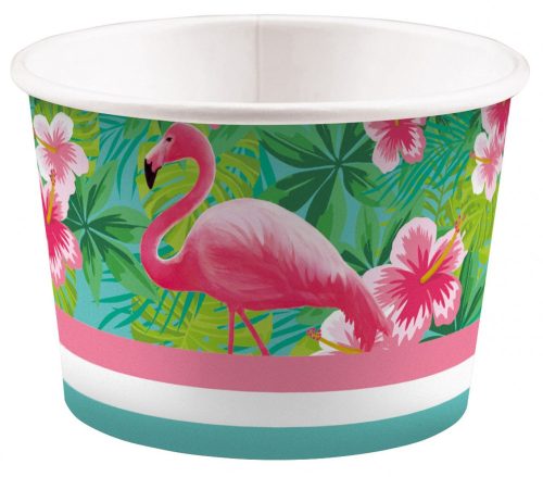 Flamingo Paper Ice-cream Cup (8 pieces) 270 ml