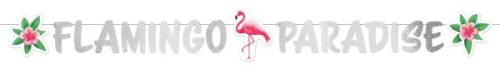 Flamingo Paradise paper Banner 135 cm