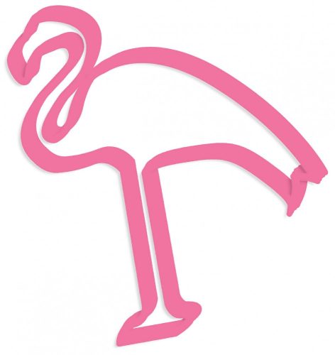 Flamingo pink cookie cutters