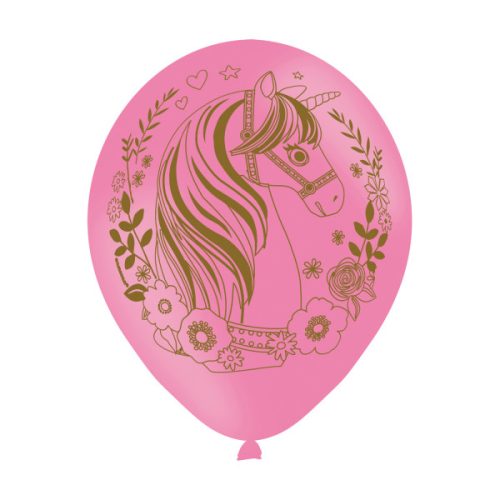 Unicorn Magical balloon, 6 pcs 11 inch (27.5 cm)