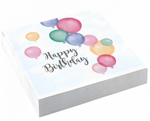 Happy Birthday Napkin (20 pieces) 33*33 cm