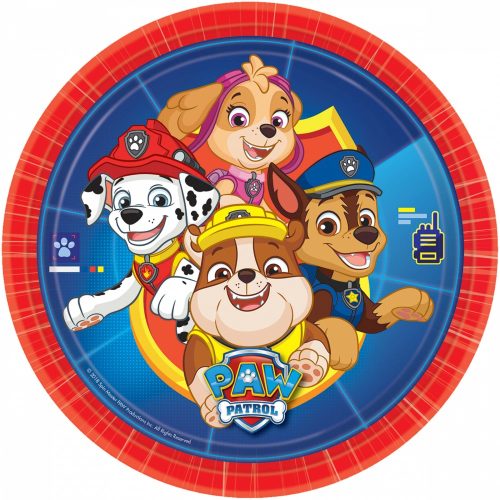 Paw Patrol Heroes paper plate 8 pcs 23 cm