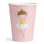 Ballet Little Dancer Ballerina Paper Cup 8 pcs 250 ml