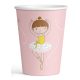 Ballet, Balerina Little Dancer paper cup 8 pcs 250 ml