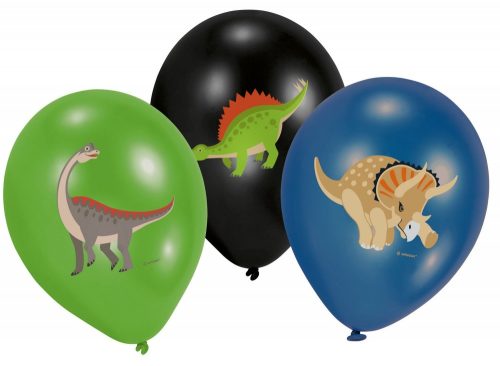 Dinosaur Happy air-balloon, balloon 6 pcs 11 inch (27,5 cm)